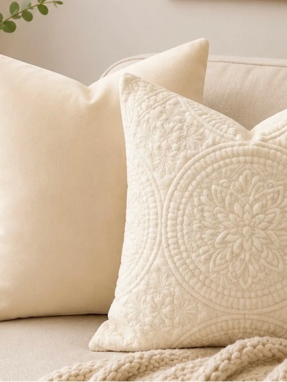 Professionally made Brocade Pillow covers